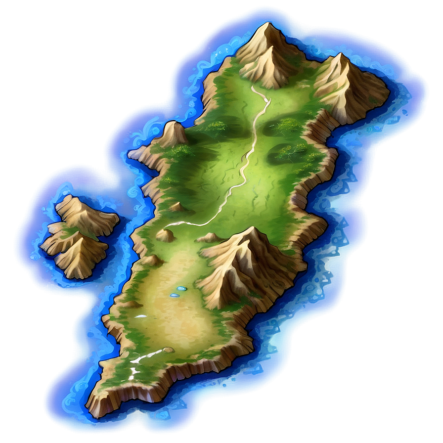 Old Fantasy Map Png Kct