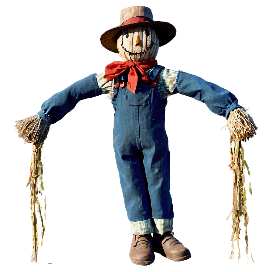 Old-fashioned Farm Scarecrow Png 05242024