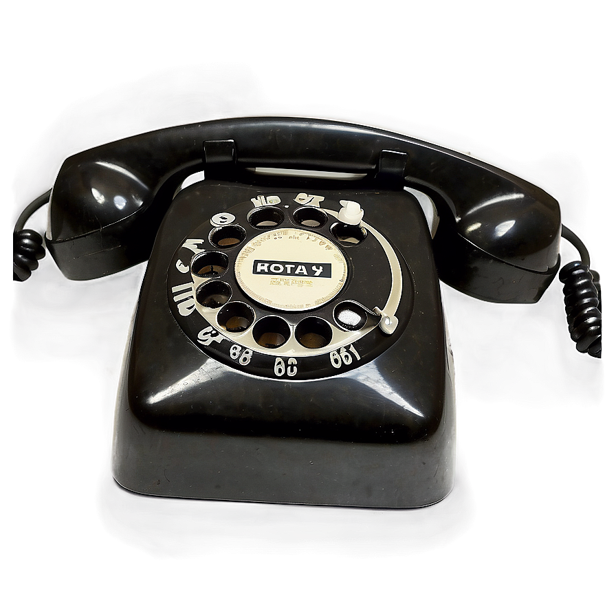 Old-fashioned Rotary Phone Png Rok