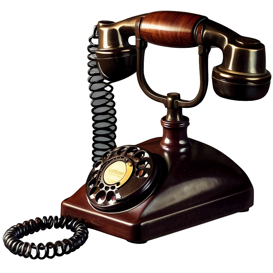 Old-fashioned Rotary Telephone Png Eqe