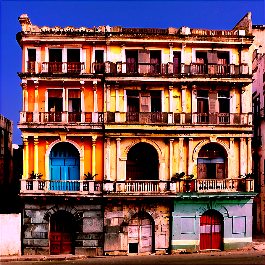 Old Havana Architecture Png Yhq