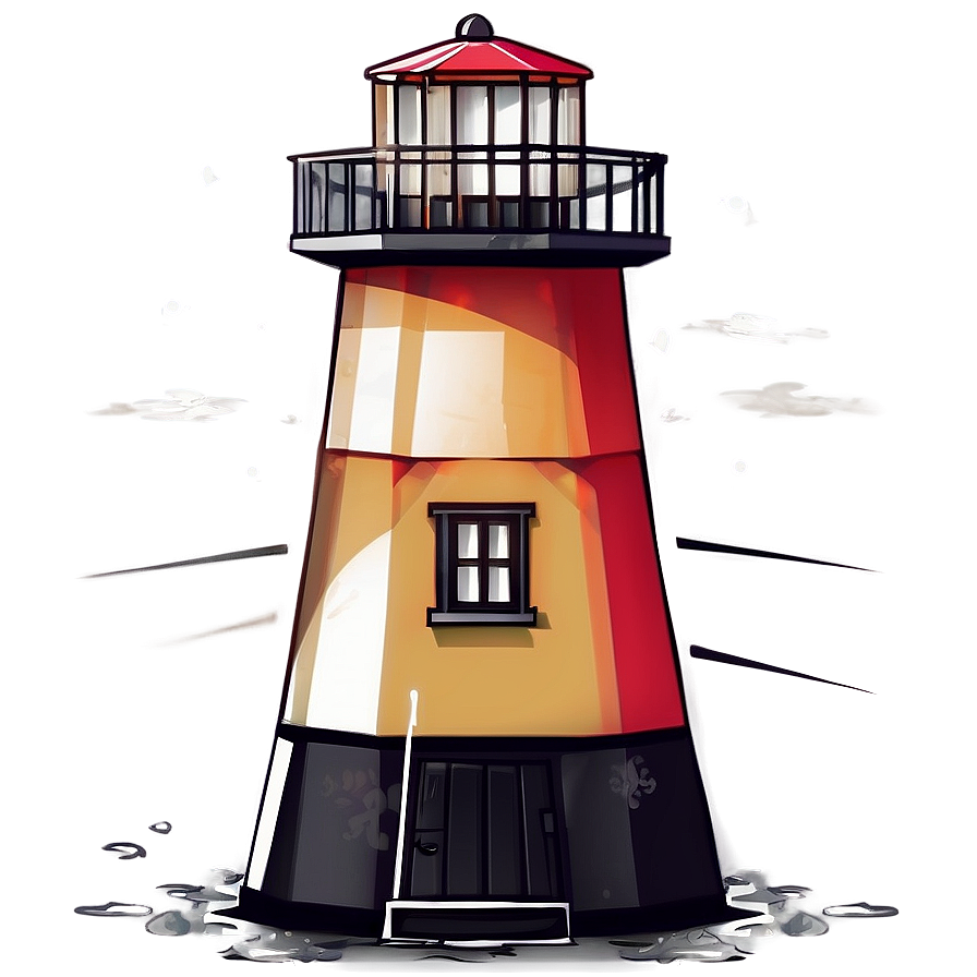 Old Lighthouse Illustration Png 28