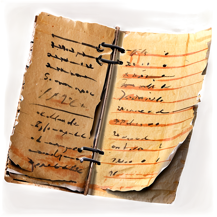 Old Note Paper Png 60