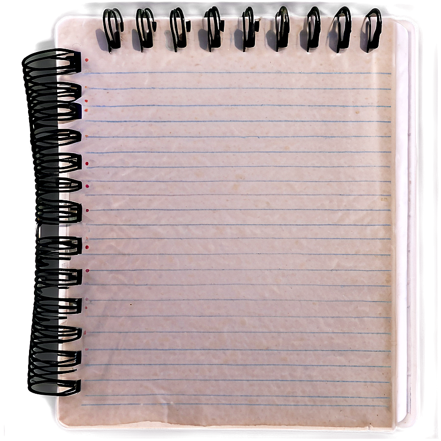 Old Notebook Paper Png Jup7