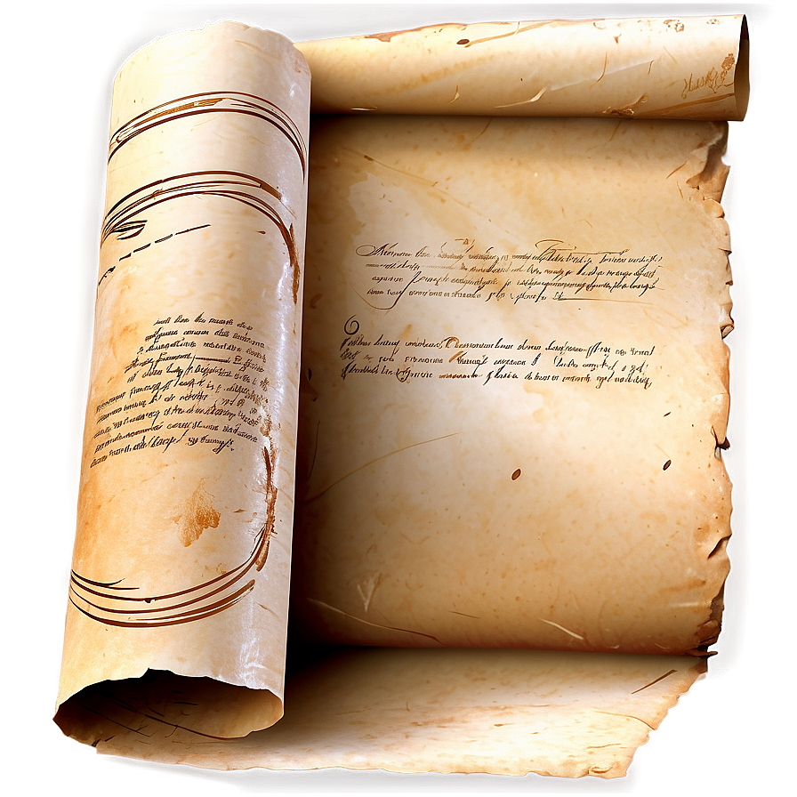 Old Paper Scroll Texture Png Xlv39