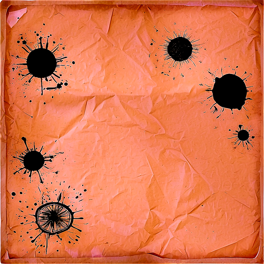 Old Paper Texture With Ink Spots Png Jcx33