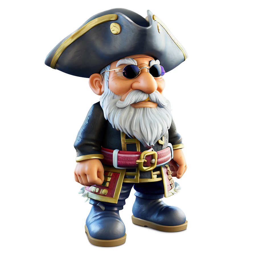 Old Pirate Captain Png Heg