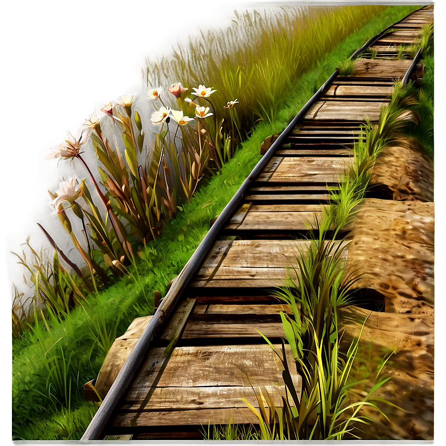 Old Railway Path Png 06202024