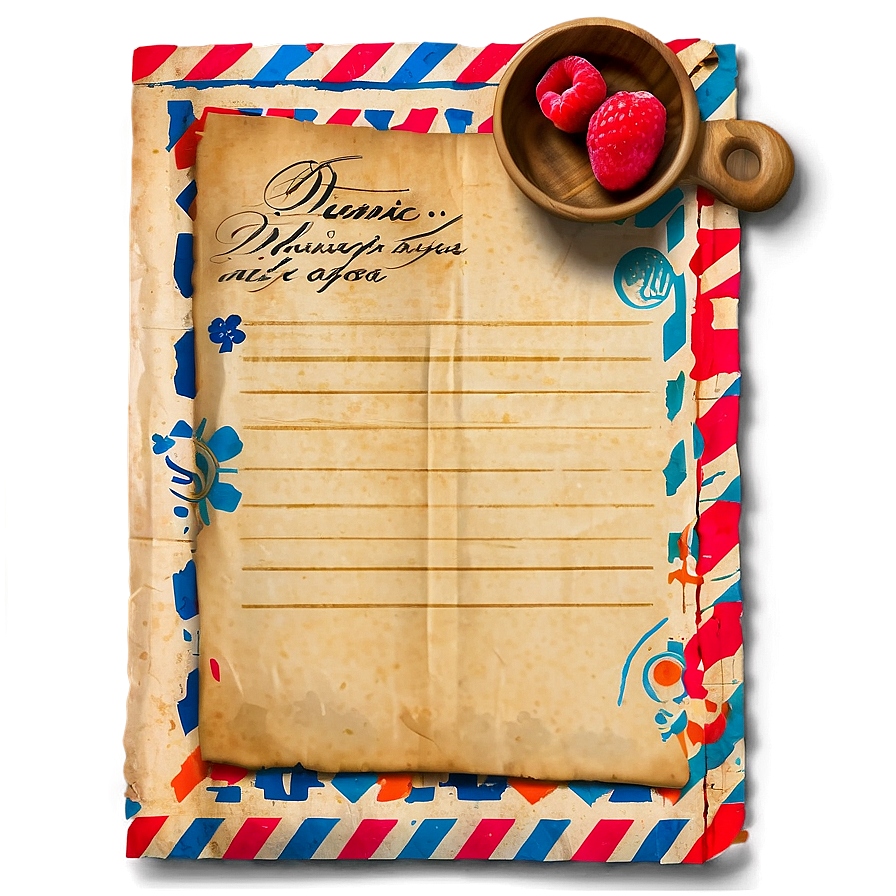 Old Recipe Paper Png Fwp94