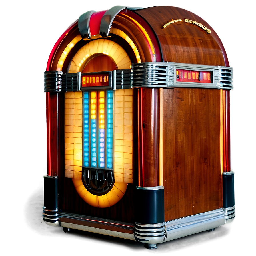 Old School 1950s Jukebox Png 06242024