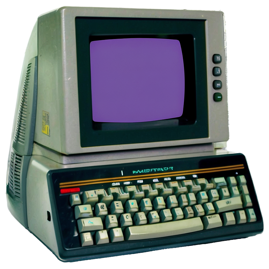 Old School 90s Computing Device Png Opw80