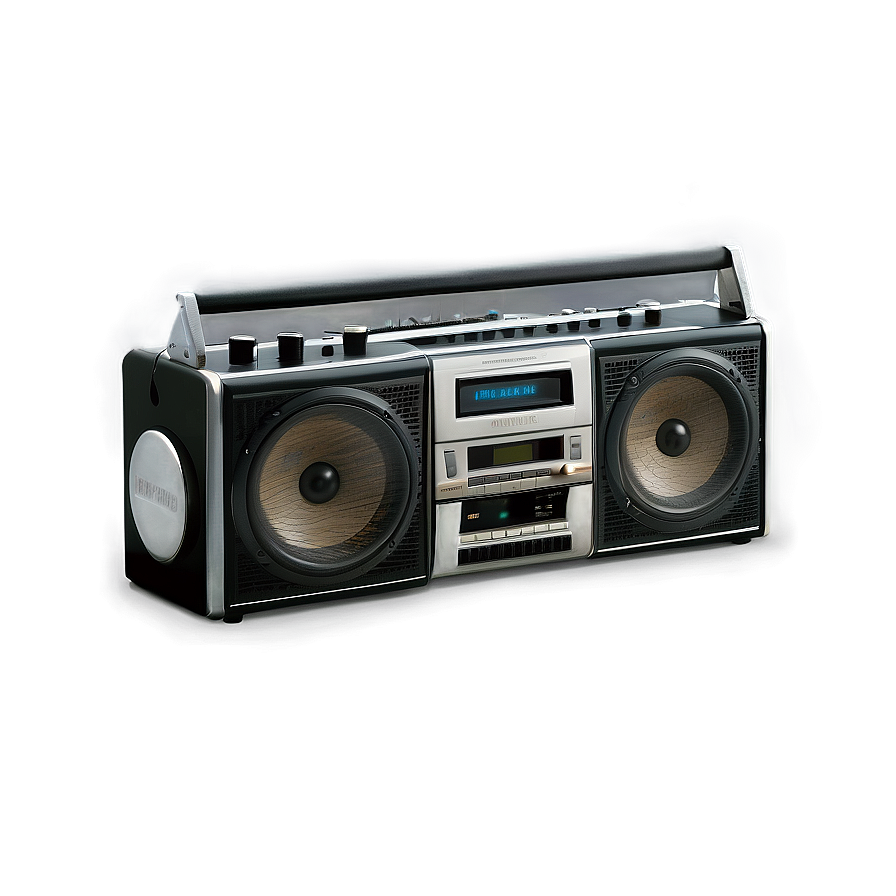 Old School Boombox Png Hqu1