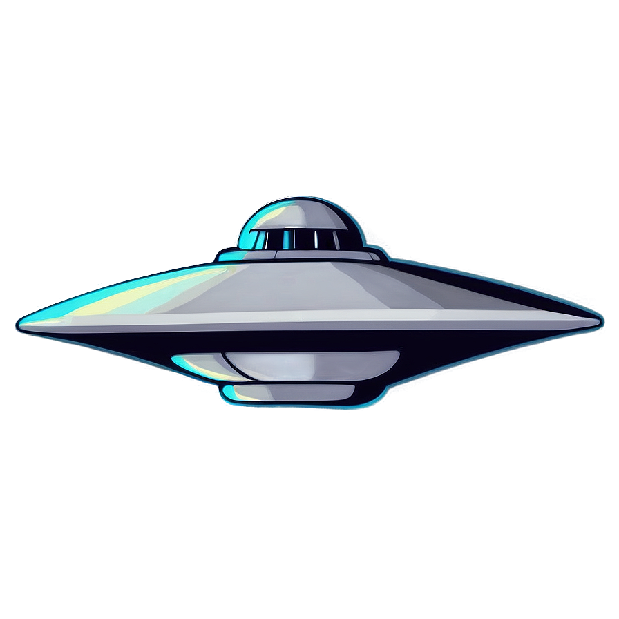 Old-school Flying Saucer Sticker Png Uxi