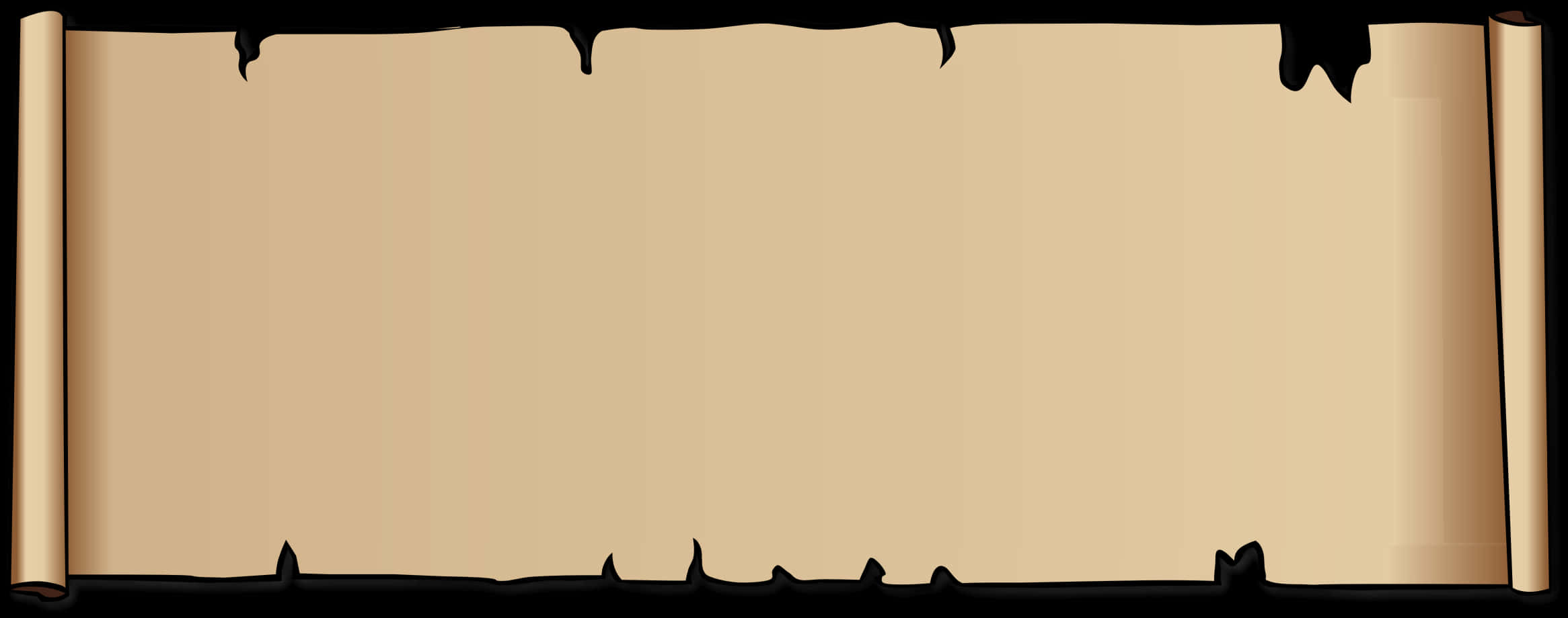 Old Scroll Blank Parchment Background