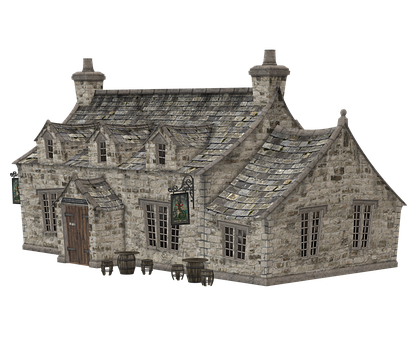 Old Stone Cottage3 D Model