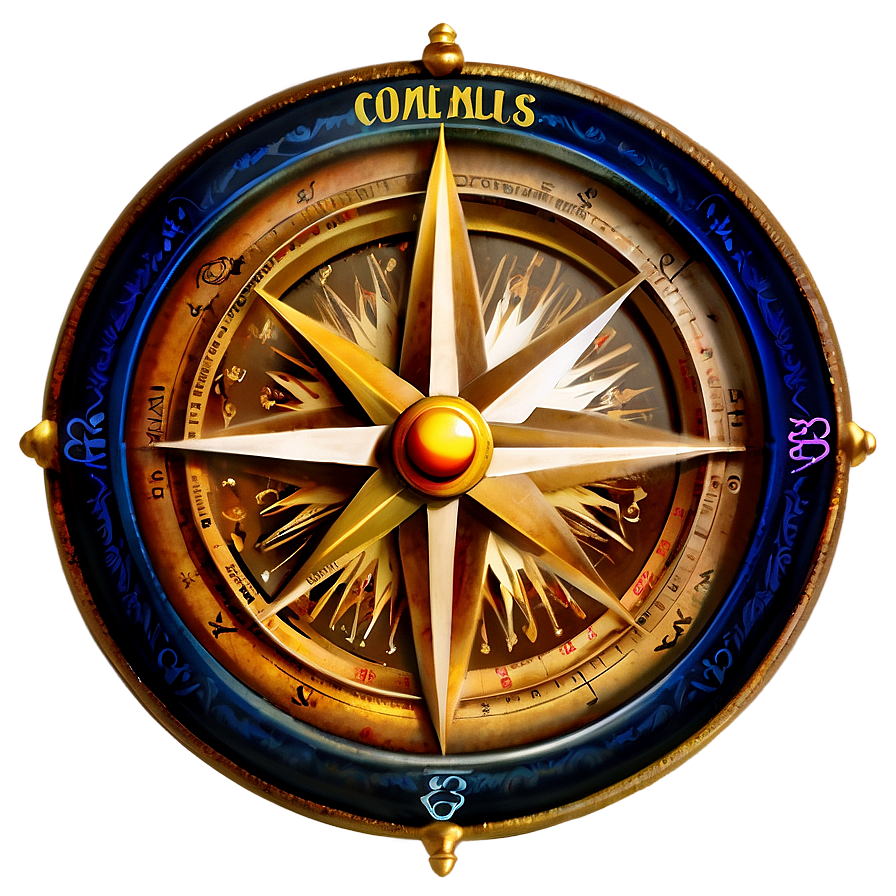 Old World Compass Png 79