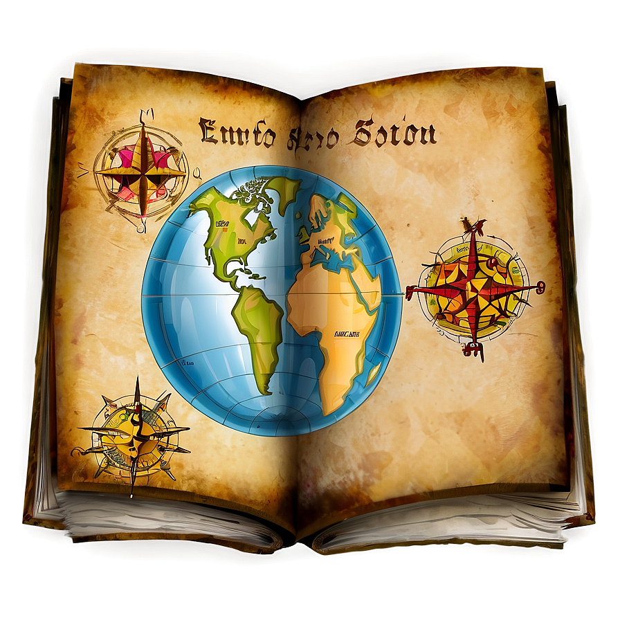 Old World Map Png Odt