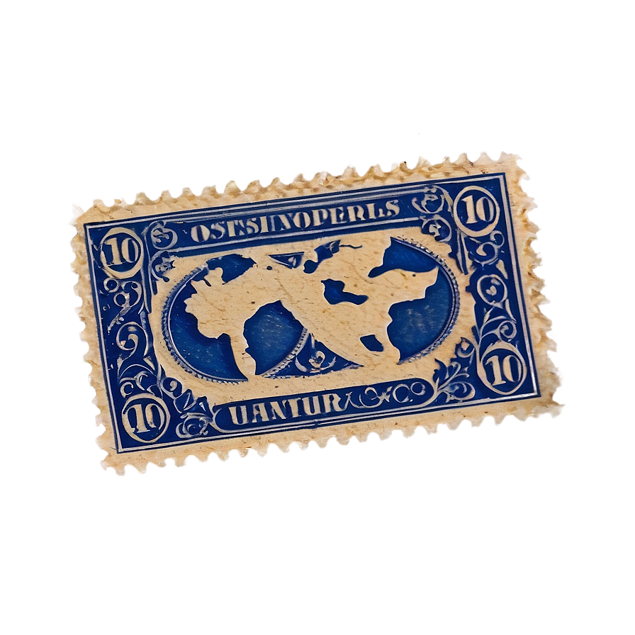 Old World Stamp Design Png Fqm