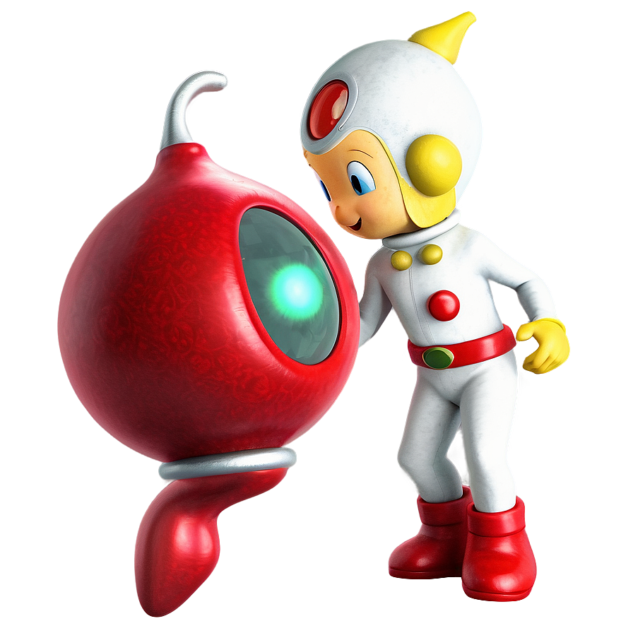 Olimar And Red Pikinn Png Lug