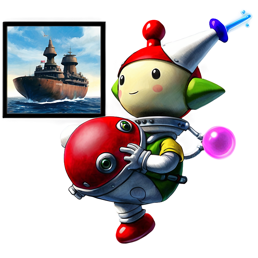 Olimar And Ship Png Ihb