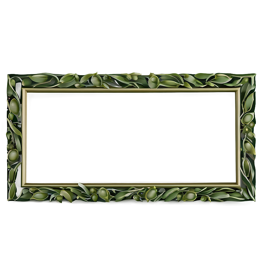 Olive Green Frame Png 4