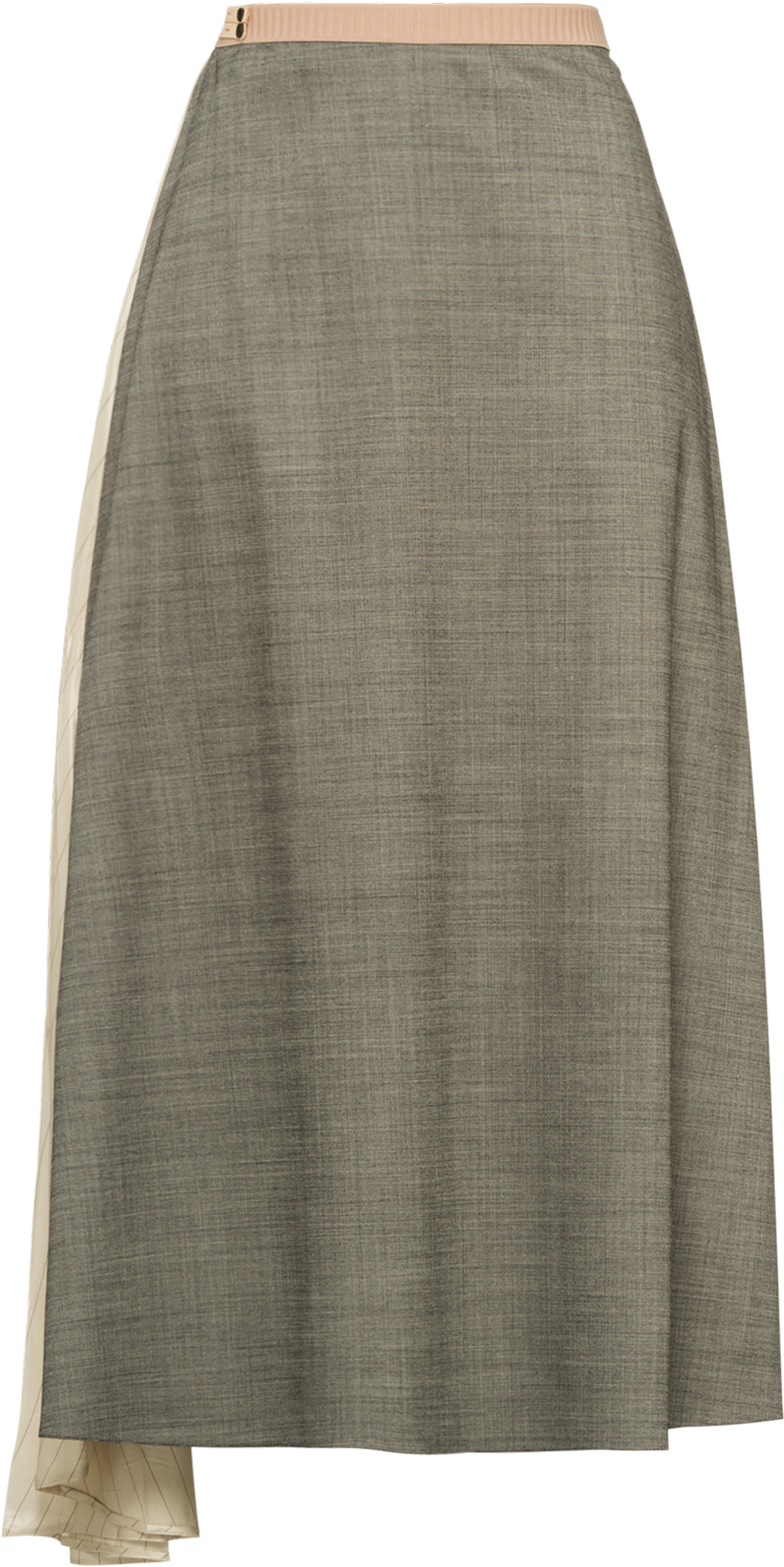 Olive Green Skirt Fabric Texture