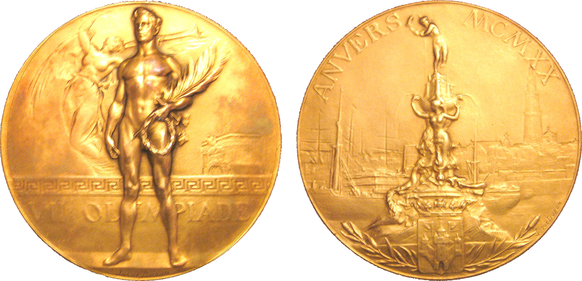 Olympic_ Gold_ Medal_ Antwerp_1920