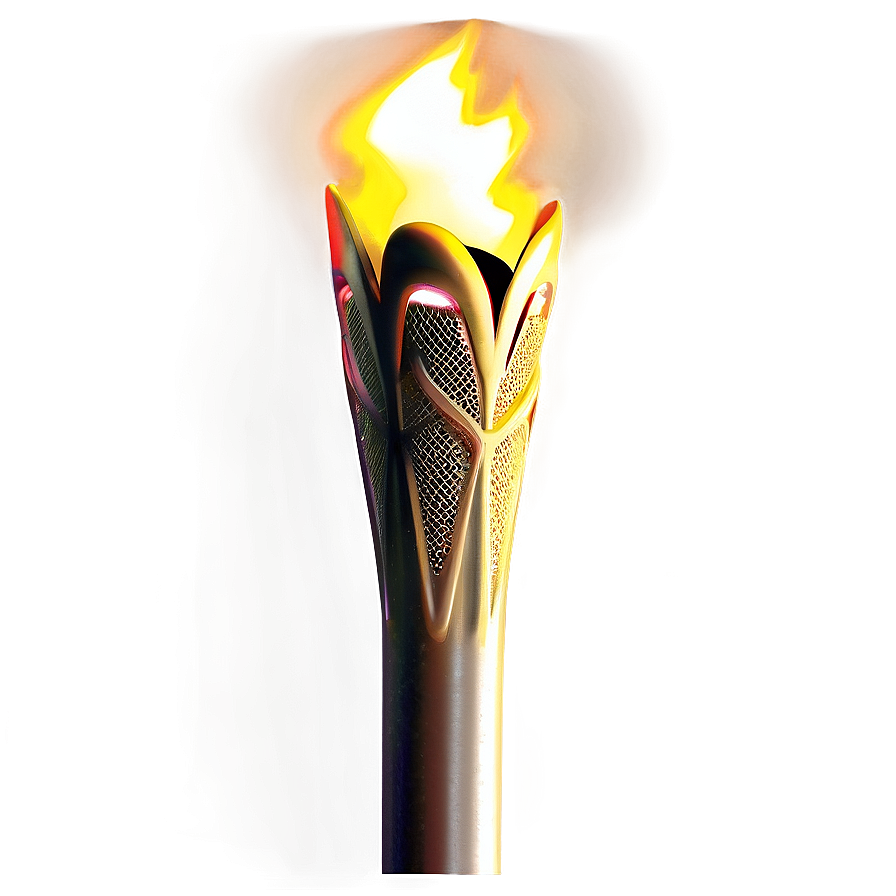 Olympic Torch In Darkness Png 06272024