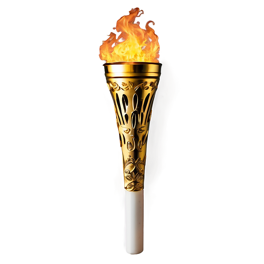 Olympic Torch In Darkness Png 68