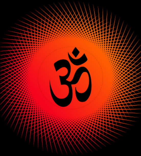 Om Symbol Radiant Halo