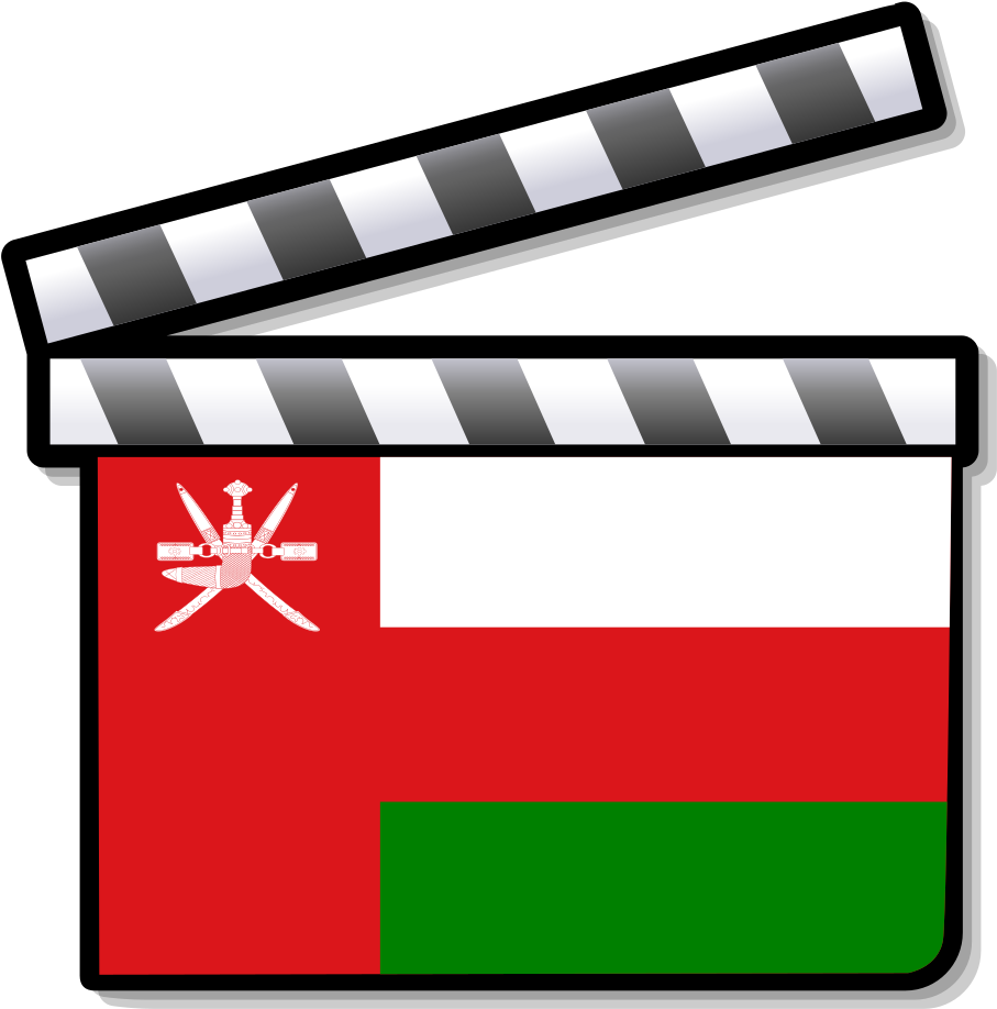 Oman Flag Clapperboard