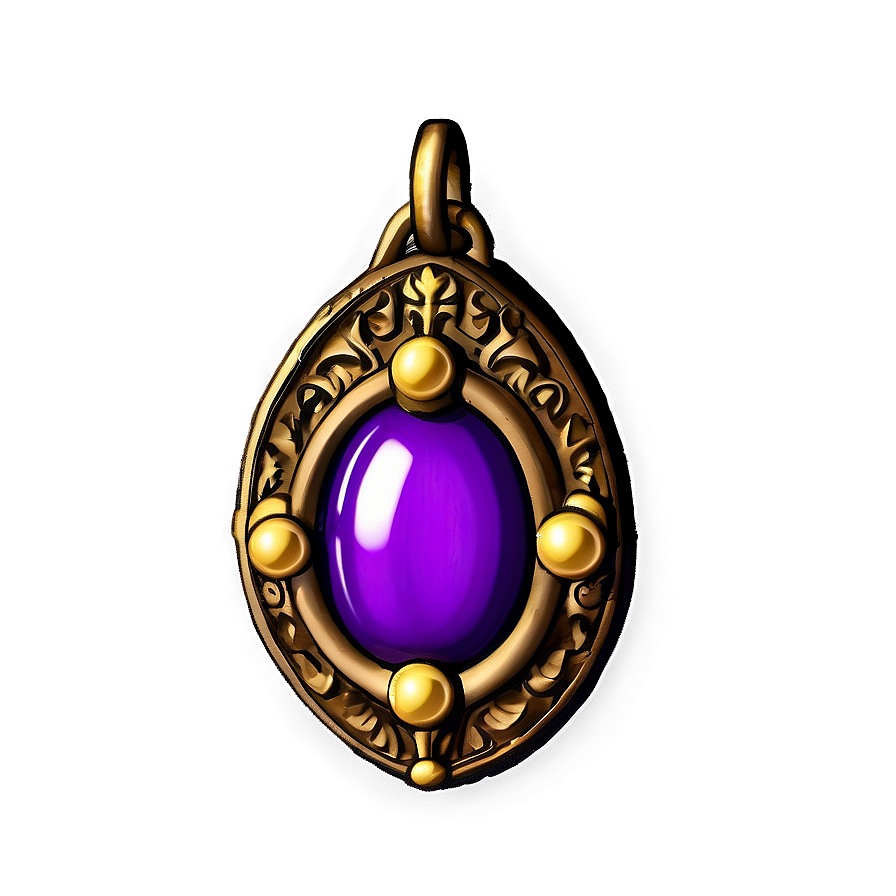 Ominous Dark Magic Amulet Png Iok2