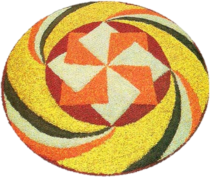 Onam Festival Pookalam Design