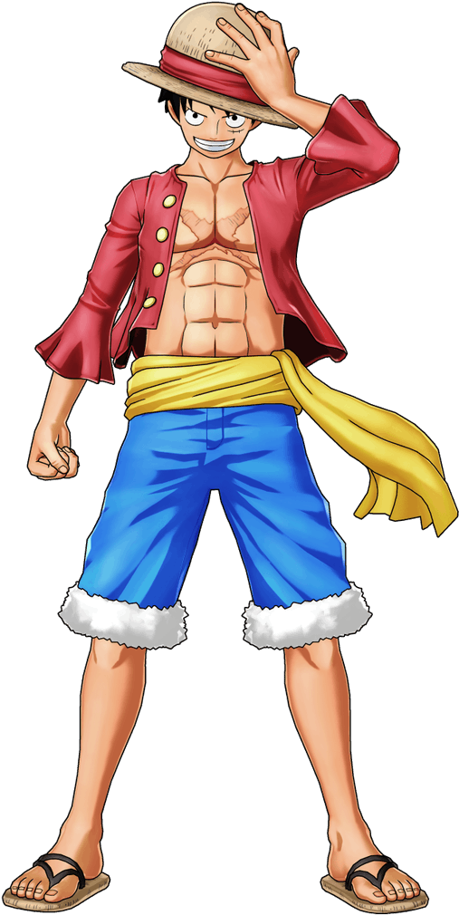 One Piece Luffy Character Pose