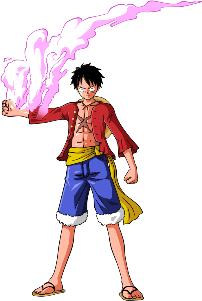 One Piece Luffy Flaming Punch