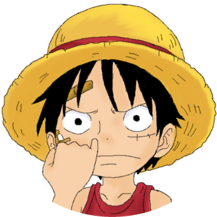 One Piece Luffy Straw Hat Expression