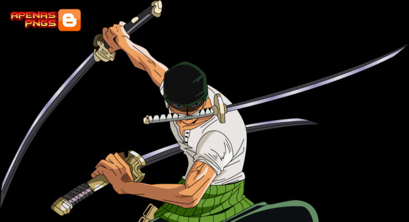 One Piece Zoro Three Sword Style