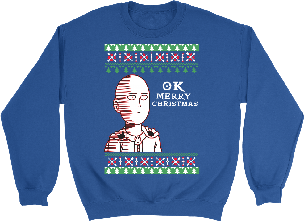 One Punch Man Christmas Sweater