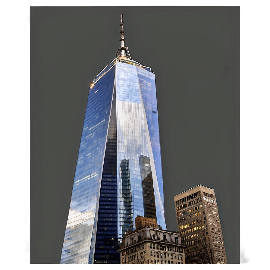 One World Trade Center Artistic Png 06252024