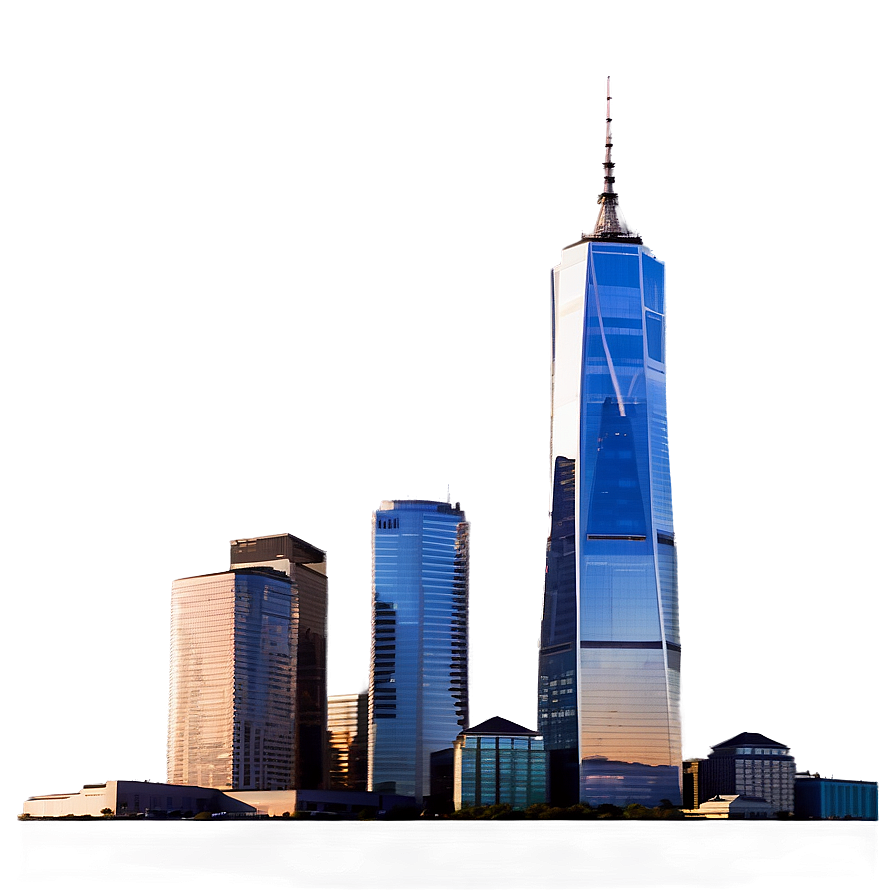 One World Trade Center Golden Hour Png 06252024