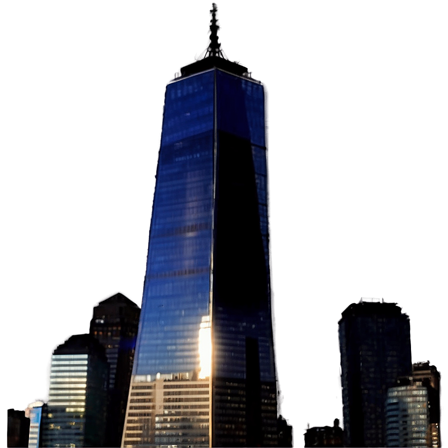 One World Trade Center Silhouette Png 06252024