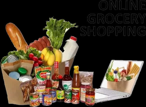 Online Grocery Shopping Concept