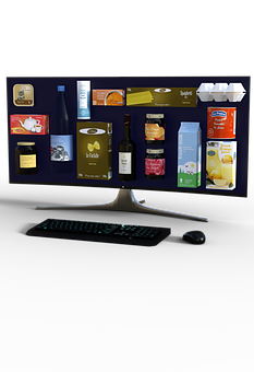 Online Grocery Shopping Concept