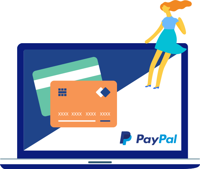 Online Payment Illustration Pay Pal