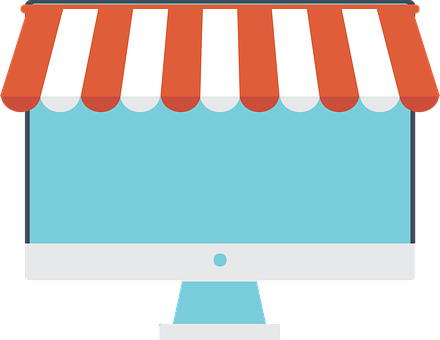 Online Shop Computer Icon
