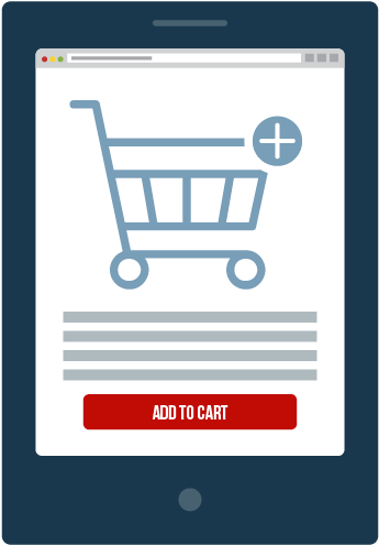 Online Shopping Add To Cart Icon