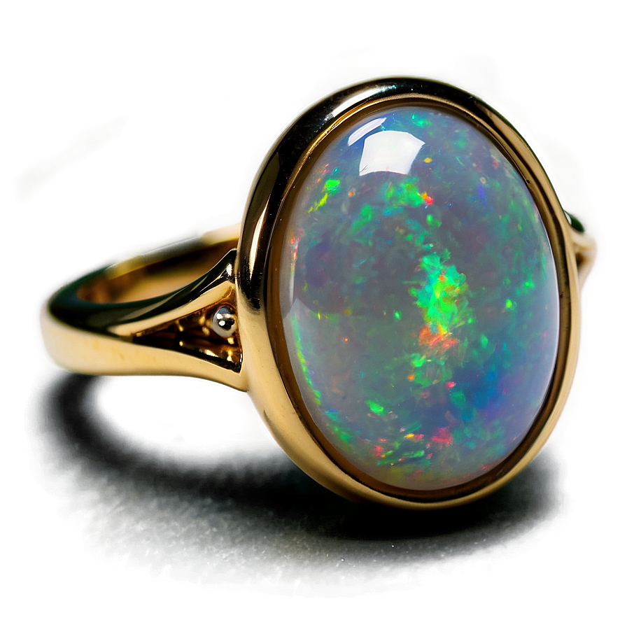 Opal Engagement Ring Png 95