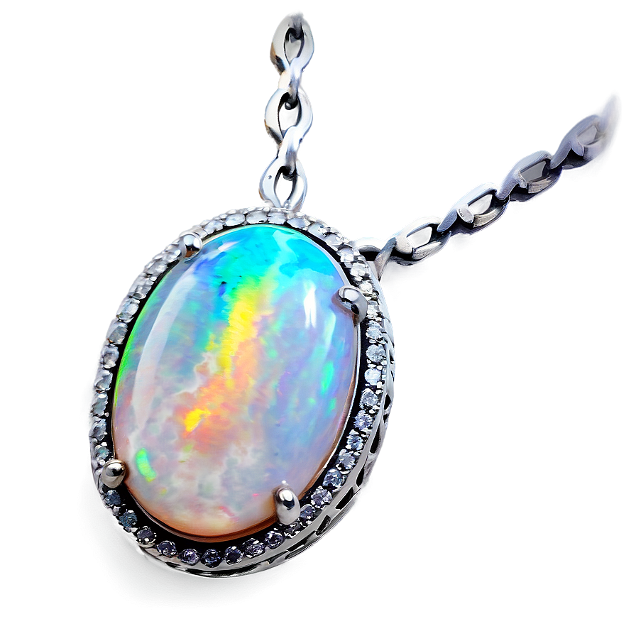 Opal Necklace Gleam Png 97