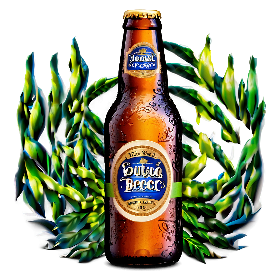 Open Beer Bottle Png 64