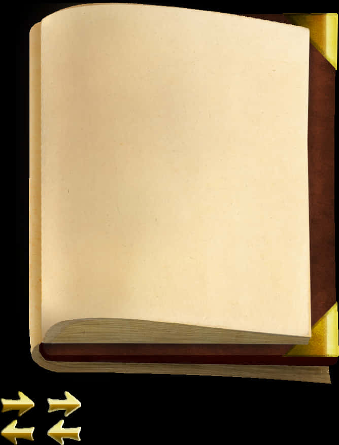 Open Blank Book Texture